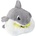 Gimborn GimDog играчка за кучета плюшена акула с 2 топки Сива