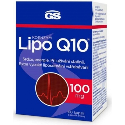 GS Koenzym Lipo Q10 100 mg 60 kapslí