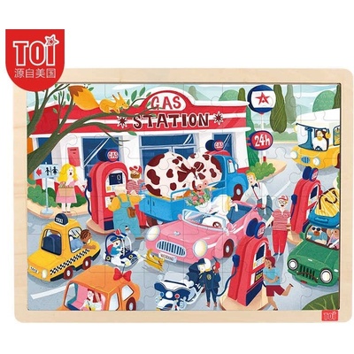 Toi World Бензиностанция - пъзел 48 части (twtp039)