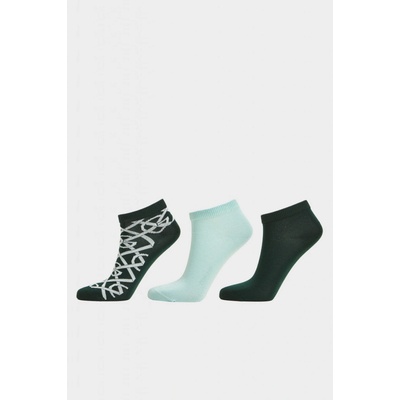 Gant ponožky 3-PACK G PATTERN ANKLE SOCKS 3-PACK zelená