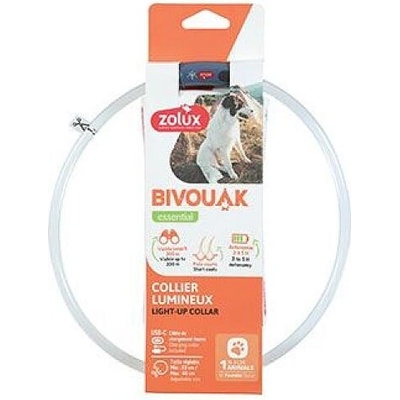 Zolux Obojek LED transparent BIVOUAK