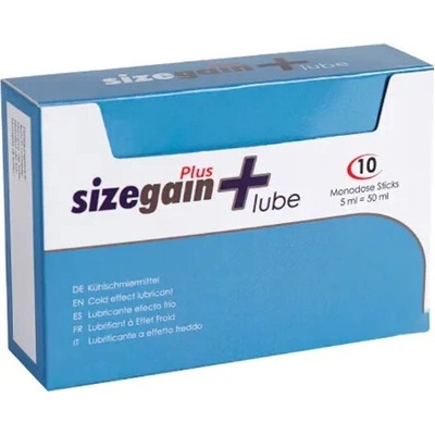 500 Cosmetics Sizegain Plus Lube Cold Effect 10 x 5 ml