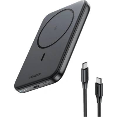 UGREEN Power Bank 5000mAh, 15W Wireless MagSafe, бял (25207)
