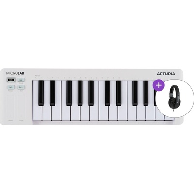 Arturia MicroLab mk3 SET White Миди клавиатура (MIKROLAB-MK3-WH-SET)