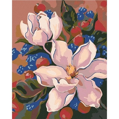 zuty Malování podle čísel Rozkvetlé lilie 80 x 100 cm vypnuté plátno na rám