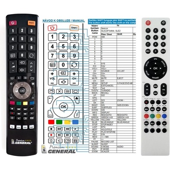 GENERAL SENCOR SLE22F46DM4, SLE22F54M4, SLE24F54M4 - съвместимо дистанционно управление на марката General (SLE22F46DM4, SLE22F54M4, SLE24F54M4)