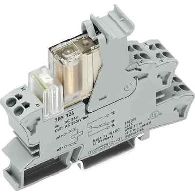 WAGO 788-346 reléový modul, 24 V/DC, 8 A, 2 přepínací kontakty, 1 ks