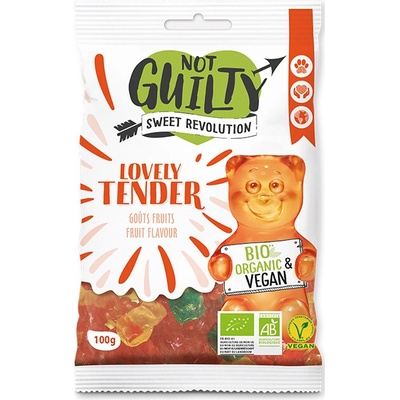 NOT GUILTY Lovely Tender BIO cukríky ovocné 100 g