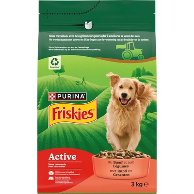 Friskies Vitafit Active hovězí 3 x 3 kg