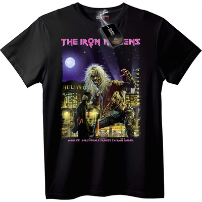NOONEBRAND Тениска Трибют на The Iron Maidens - M, Black