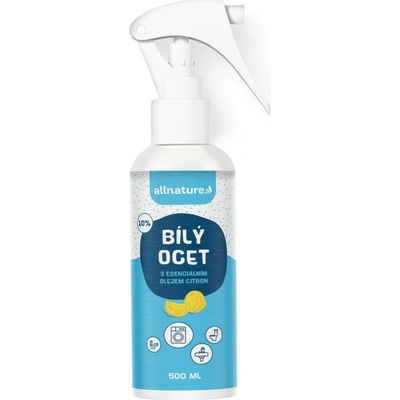 Allnature Biely ocot sprej 10% s vôňou citróna, 500 ml