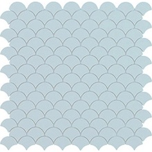 Vidrepur modrá Mozaika FISHT NORDIC LIGHT BLUE 2,9x3,6 (32,4x31,7) cm 1m²