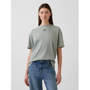 GAP Oversize тениска с лого VintageSoft GAP GAP | Zelen | ЖЕНИ | S