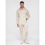 Ombre Clothing Мъжки спортен екип суитшърт + панталони regular fit - бежов V1 Z120 Ombre Clothing Ombre Clothing | Bezhov | МЪЖЕ | M