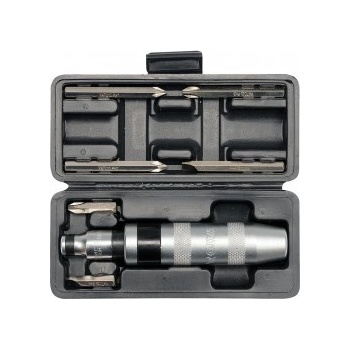 YATO Šroubovák úderový kovovýs příslušenstvím 7 ks box YT-2802