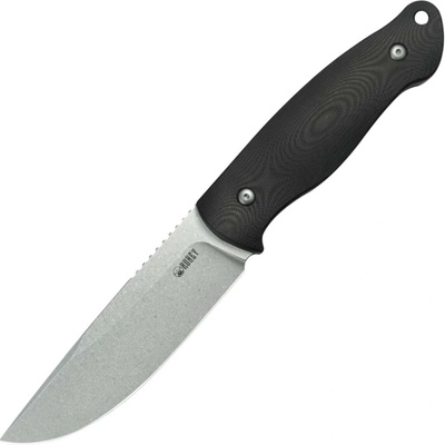 Kubey Eskoria Beadblast 14C28N ,Black G10,Kydex Sheath KU268A