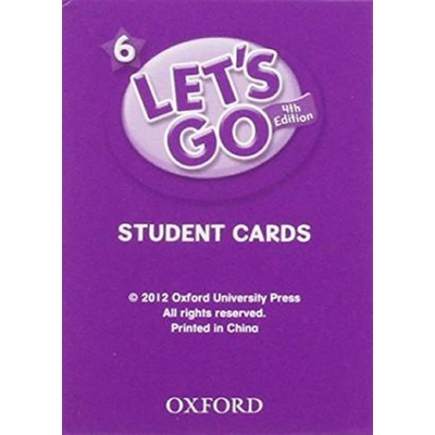 Let´s Go 4th Edition 6 Student Cards Nakata, R. Frazier K. Hoskins, B. Graham, C.