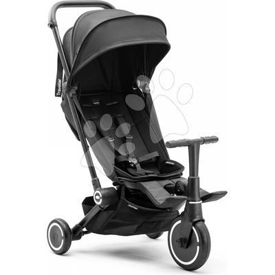 Smart Trike cestovná Traveler Black 4v1 so 160° polohovateľným sedadlom a slnečnou clonou rozšíriteľná