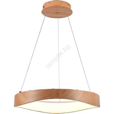 V-TAC Led Пендел led/25w/230v 3000k ø 50 см кафяв (vt2001)