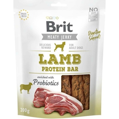 Brit Meat Jerky Snack–Lamb Protein bar 200 g