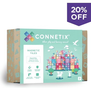 Connetix Pastel Creative 120 ks