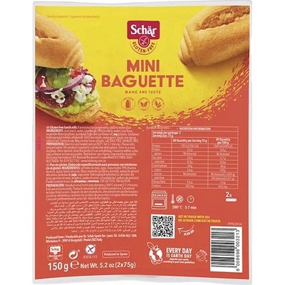SCHÄR Mini Baguette bezlepkové bagety 150 g – Sleviste.cz