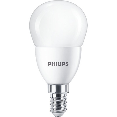 Philips LED žiarovka guľová E14 P48 7W = 60W 806lm 6500K Cold