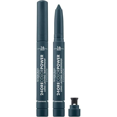 Deborah Milano matný vysouvací oční stín v tužce 24ore Color Power 16 Ocean Blue 1,4 g