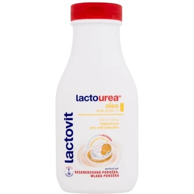 Lactovit LactoUrea Oleo регенериращ душ гел с растителни масла 300 ml за жени