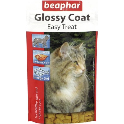 Beaphar Skin & Coat-Bits -Хрупкави хапки за красива и здрава кожа и козина за котки, плюс малцова паста, 35 гр