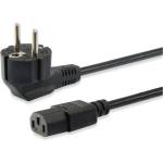 Equip Захранващ кабел Equip - 112121 (Захранващ кабел за PC, C13, черен, 3 м) (112121)