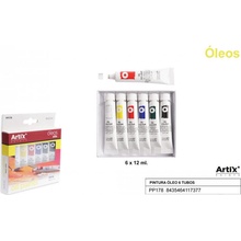 Artix Sada olejových barev Madrid Papel 6x12ml