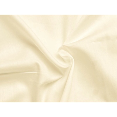 Brotex Smetanové satén prostěradlo plachta bez gumy 240x230