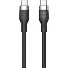 Hyper® HY-HJ4002BKGL Silicone 240W USB-C nabíjecí, 2m, černý