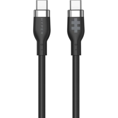 Hyper® HY-HJ4002BKGL Silicone 240W USB-C nabíjecí, 2m, černý