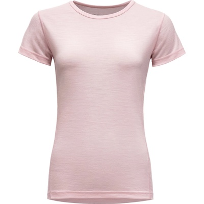Devold Dámske tričko BREEZE MERINO 150 T-SHIRT ružová