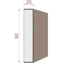 Dekora-Stuck Šambrána 90x20mm 311105