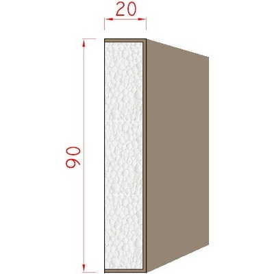 Dekora-Stuck Šambrána 90x20mm 311105 – Zboží Mobilmania