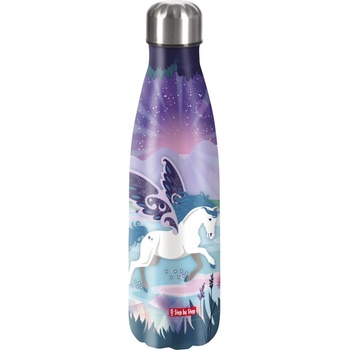Step By Step Izolovaná fľaška na nápoj z nerezovej ocele 500 ml Dreamy Pegasus Shadow