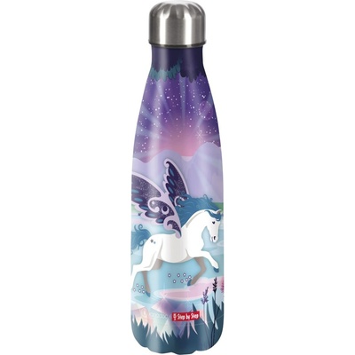 Step By Step Izolovaná fľaška na nápoj z nerezovej ocele 500 ml Dreamy Pegasus Shadow