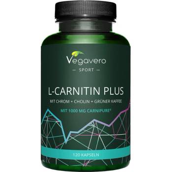 Vegavero Л-Карнитин + Хром, холин и зелено кафе 120 капсули | Vegavero (VV-VITA-327)