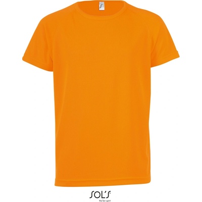 Sol's Collection tričko Sporty Kids COT-25116604485 Oranžová neon