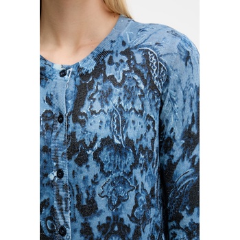 Desigual Жилетка Desigual KASSIDY дамска в синьо от лека материя 25WWJF12 (25WWJF12)