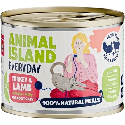 Animal Island Everyday Turkey and lamb 200 g