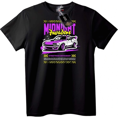NOONEBRAND Тениска Midnight Invaders Streetrace - 2XL, Black