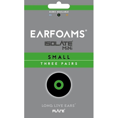 Earfoams Isolate MiNi náhradné vankúšiky 3 Páry S