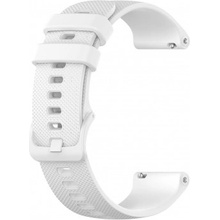 BStrap Silicone Land remienok na Garmin Vivoactive 4s, white SGA008C02