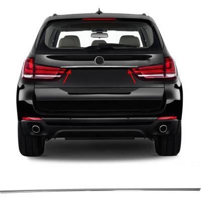 Omtec Nerez leštená lišta nad ŠPZ BMW X5 2013+ F15, G05