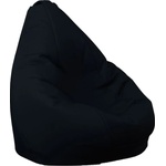 PUFRELAX Пуф, круша за деца 4-14 г. , 160л. Nirvana Light - Panama Black, Пълнеж от полистиролни перли (PUF-G-NL-PEX-BL) - topmarket