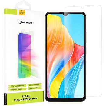 Techsuit защитно стъкло 9H за Oppo A38/A18 - Прозрачен KP30079 (30079)